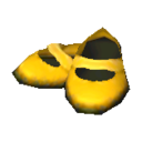 (Eng) yellow buckled shoes