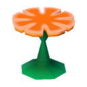 mesa flor Naranja