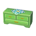 (Eng) green dresser дизайн