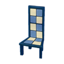 silla moderna Azul