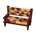 拼木长椅 钻石设计
