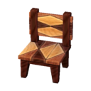 sedia legno A rombi
