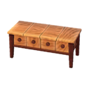 (Eng) modern wood table Een eenvoudig ontwerp