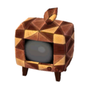 (Eng) modern wood TV Алмазный дизайн