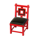 silla imperial Rojo