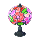 (Eng) stained-glass lamp 红色的