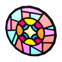 (Eng) stained glass 圓形圖案