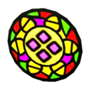 (Eng) stained glass 花卉图案