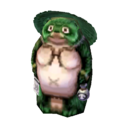 figura mapache Verde