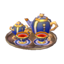 juego de té pomposo Azul