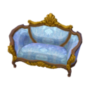 rococo sofa Gothic yellow