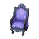 rococo chair Gothic black