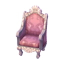 fauteuil rococo Blanc gothique.