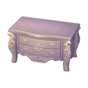 commode rococo Blanc gothique.