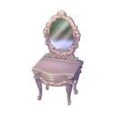 rococo vanity Gothic white