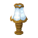 lampe rococo Jaune gothique.