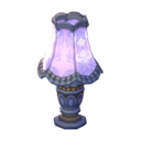 lampe rococo Noir gothique.