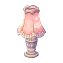 lampe rococo Blanc gothique.