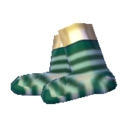 (Eng) green-stripe socks