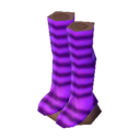 (Eng) purple-stripe tights