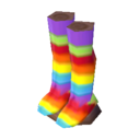 p. calze arcobaleno