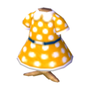 (Eng) yellow dotted dress