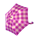 莓果嘉顿格纹雨伞