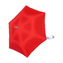 paraguas rojo