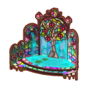 stained-glass garden