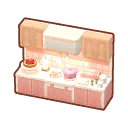 cuisine rose bonbon