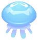 medusa luna azul
