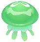 medusa aurelia verde