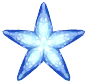 estrella de mar azul