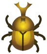 scarabeo kab. dorato