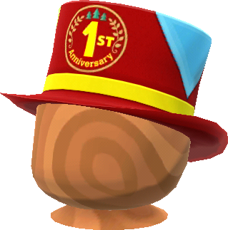 first-anniv. top hat