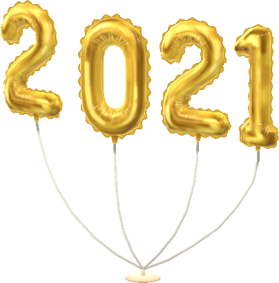 ballons Nouvel An 2021