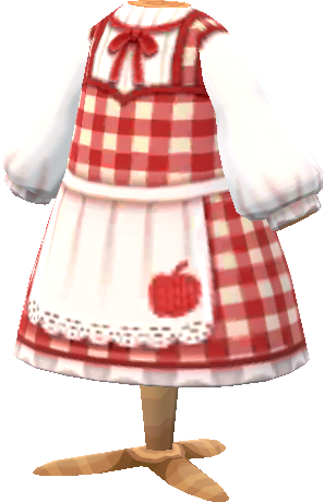 robe-tablier à pomme