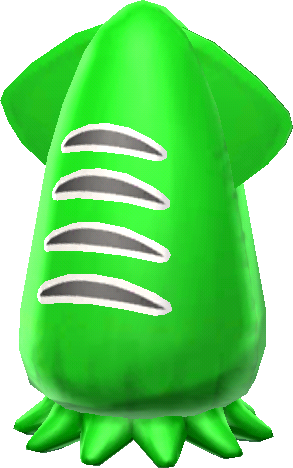 green squid dummy