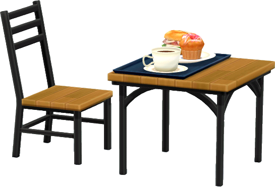 boulangerie table set