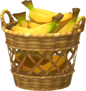 裝滿香蕉的籃子