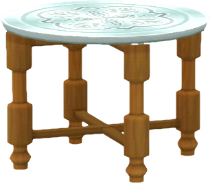 모로칸 쟁반 테이블