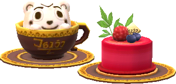 berry cake set