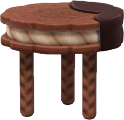 dark-chocolate stool