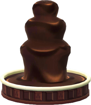dark-chocolate fountain