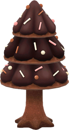 sapin chocolat noir