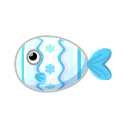 pez huevo azul