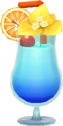 jus de fruits bleu