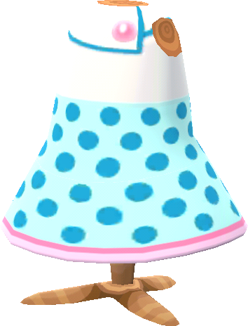 blue pop-star dress