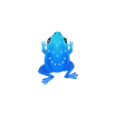 rana mágica azul