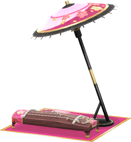 koto avec parasol